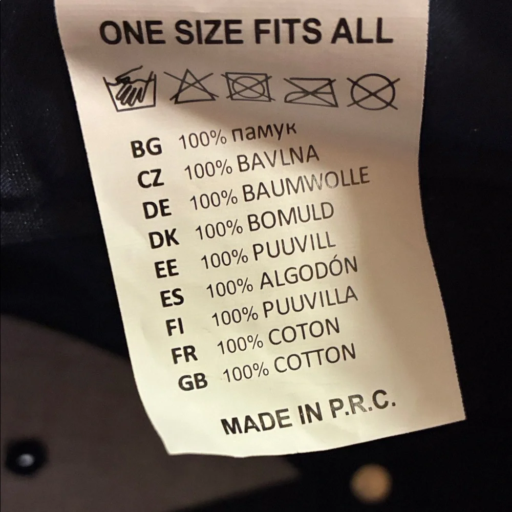 Men's Black‎ Cap